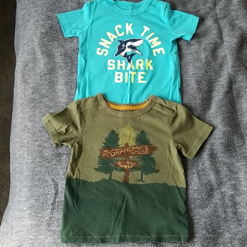 2 toddler boy shirts